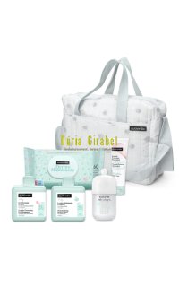 bolso blau amb productes suavinex