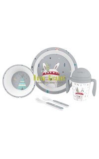 vaixella 5p gris indis