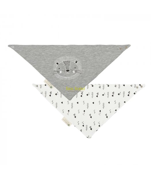 bandana lle gris (2u)