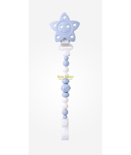 cadeneta silicona estrella blava de saro