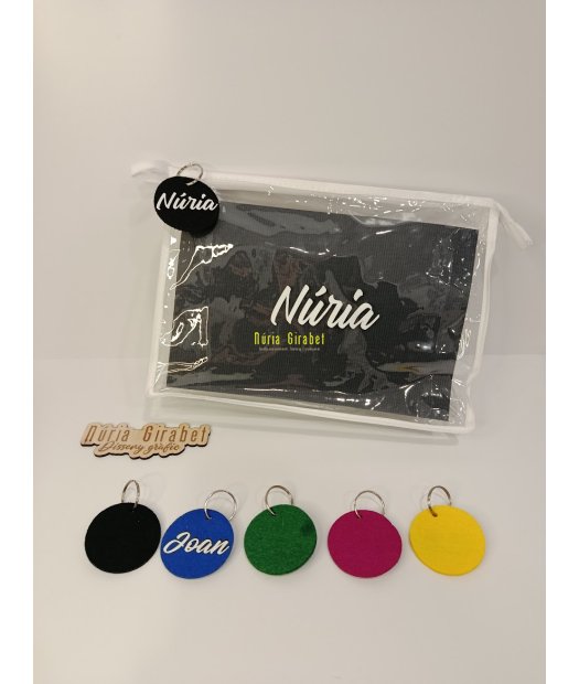 necesser transparent +clauer personalitzat