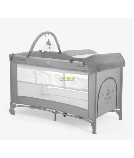 cuna de viatge gifter gris