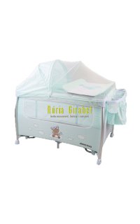 cuna de viatge mod. dreamy bear mint