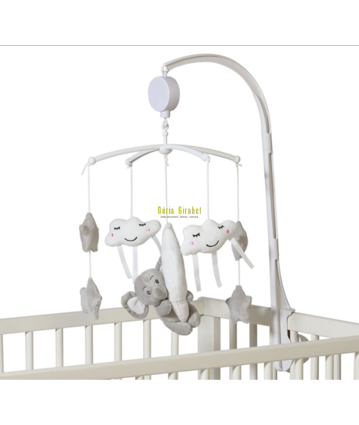 carrusel musical col. elefant gris