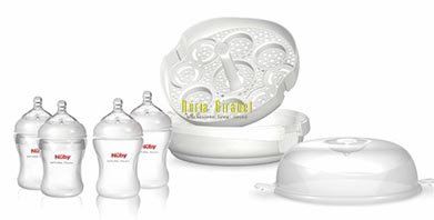 esterilitzador nuby amb 4 biberons