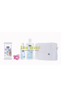 necesser pique blanc + productes suavinex