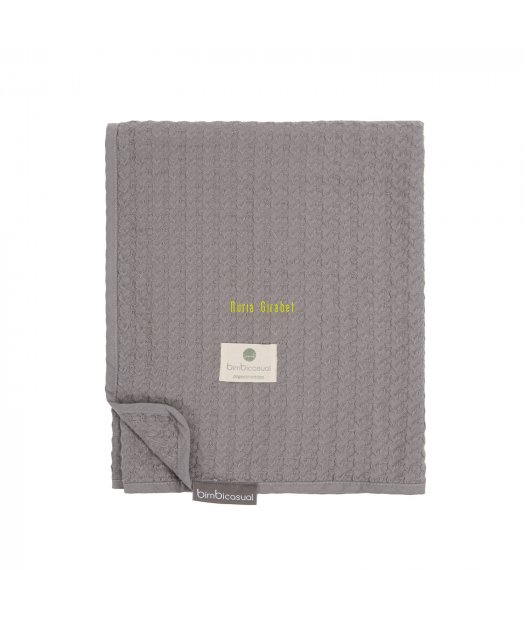 manteta crochet gris merengo de bimbi