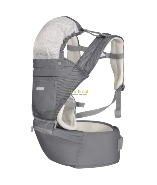 motxilla portanado chloe gris de kikka