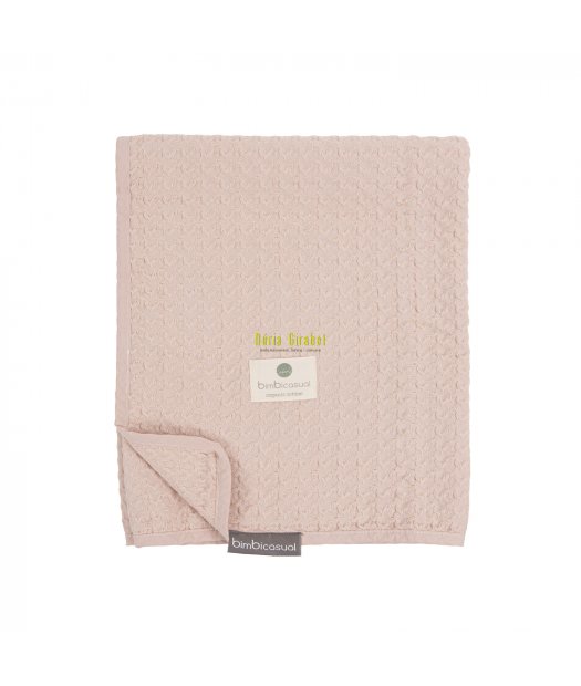 manteta crochet rosa clar de bimbi