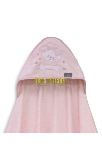 capa de bany col. osset rosa de don algodon