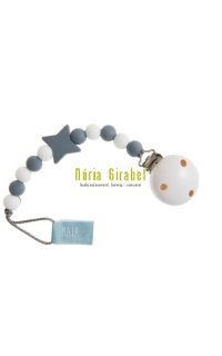 cadeneta per xumet blanc-gris de silicona
