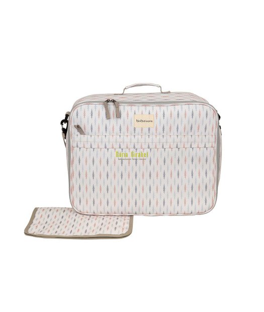 bolso maleta canastreta + cambiador col. etnic