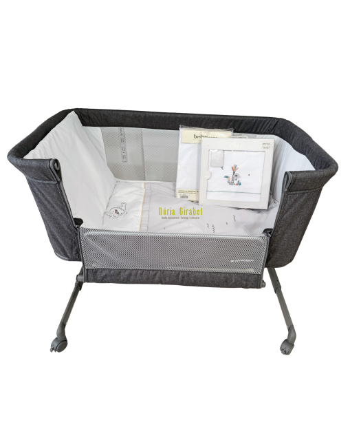 minicuna completa amb edred�, llen�ol i protec