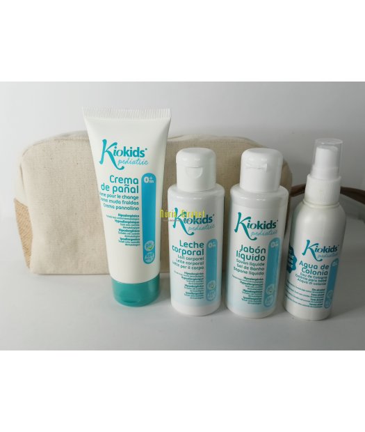 necesser + productes de kiokids