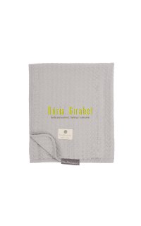 manteta crochet gris clar de bimbi