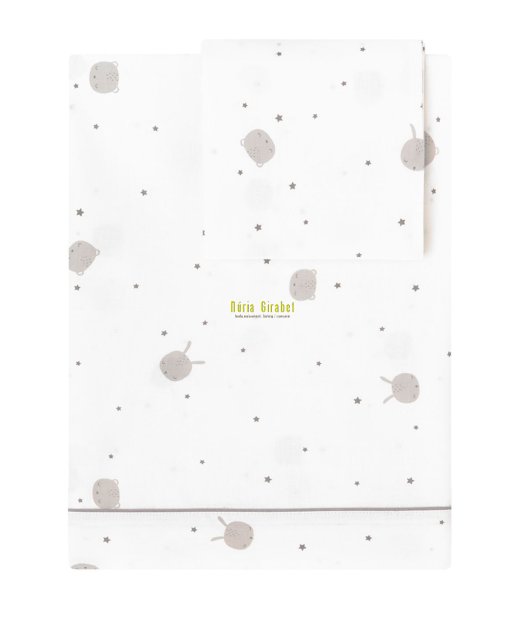 llenols cuna col. sleepy gris de petit praia