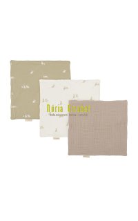 3 tovalloles petites col. bunny