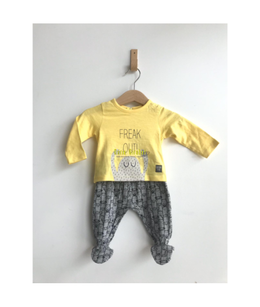 roba: conjunt 2 peces groc cotton