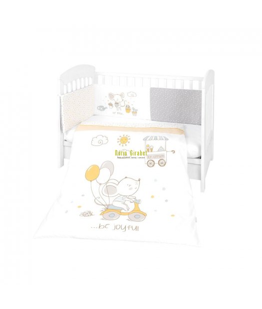 funda nrdica maxi + relleno + prot col. joyful mice