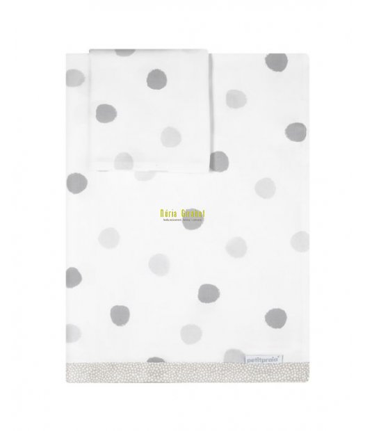 llenol cuna col. dot gris de petitpraia