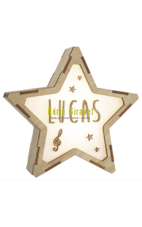 lampareta estrella mod. m�sica amb nom