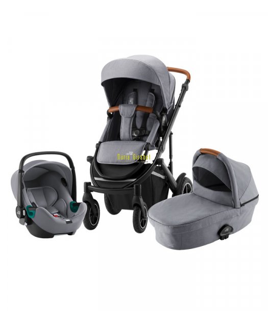 smile iii trio isense - color frost grey (manillar brown)