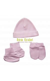 roba: gorret-manoples-peucs color rosa fluix