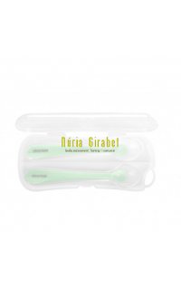 culleres silicona mint 2u. amb estoig