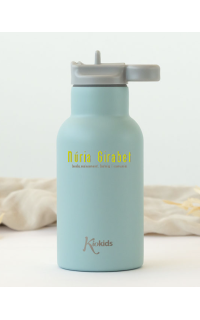 botella termo 350ml color menta de kiokids