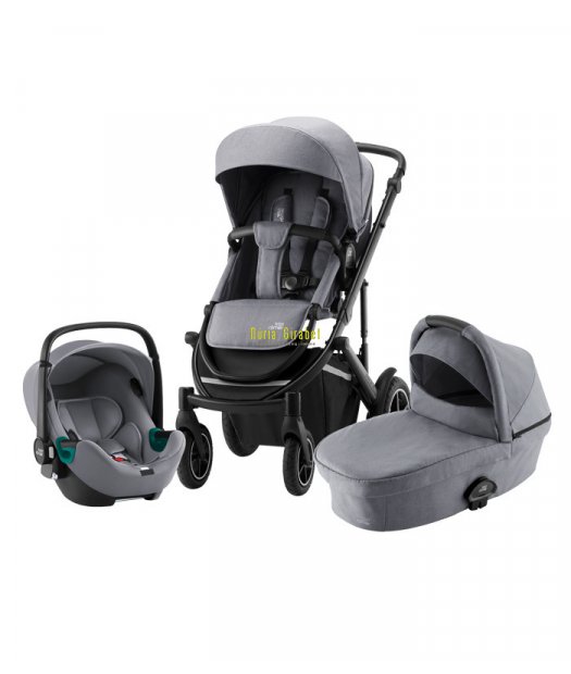 smile iii trio isense - color frost grey (manillar black)
