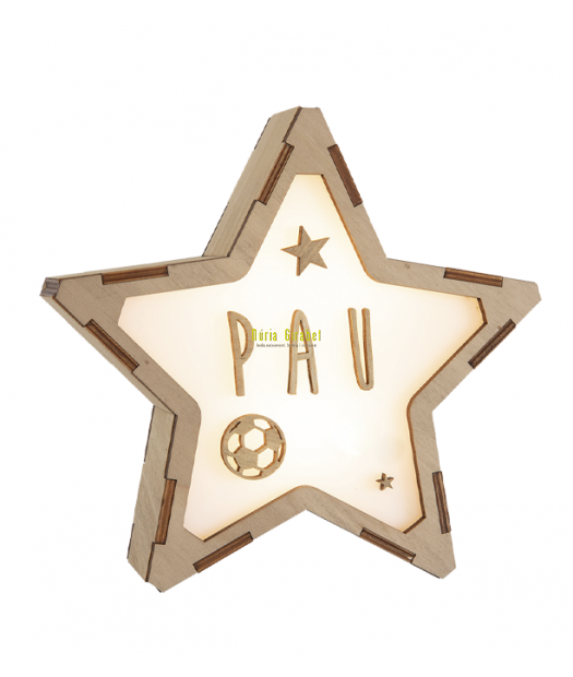lampareta estrella mod. pilota amb nom