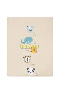 funda n�rdica minicuna col. jungle de petit praia