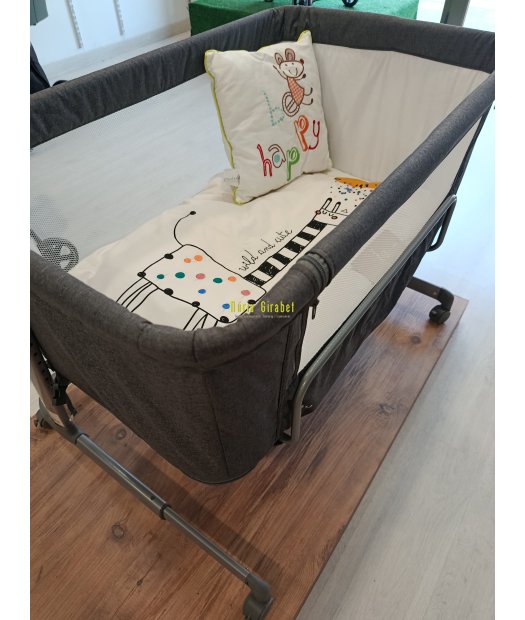 minicuna coletxo lulu gris + edred girafa +cuixi