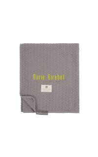 manteta crochet gris merengo de bimbi