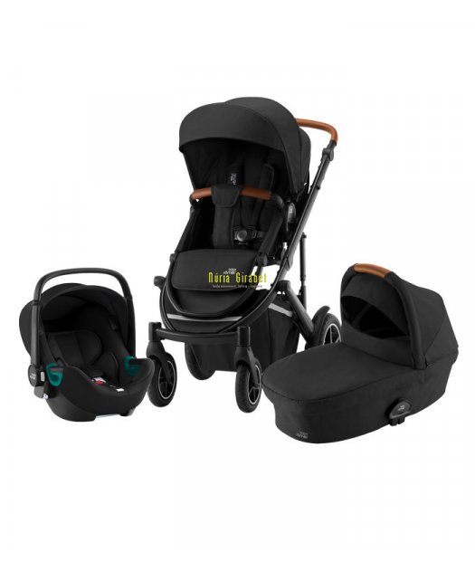 smile iii trio isense - color black (manillar brown)