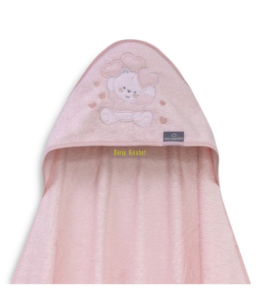 capa de bany col. osset rosa de don algodon