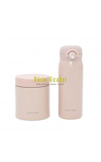 set termo liquids + solids rosa