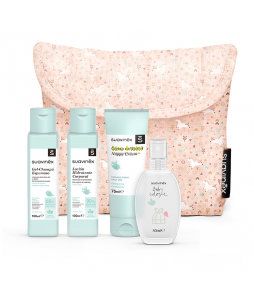 necesser rosa + productos de suavinex