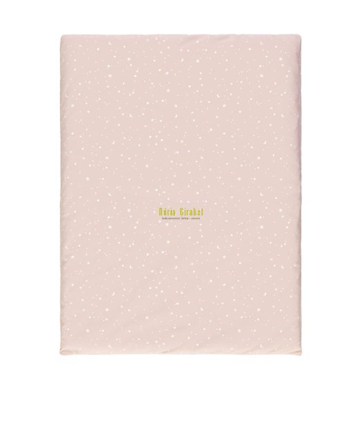 funda nordica minicuna col. cosmos rosa de petit praia
