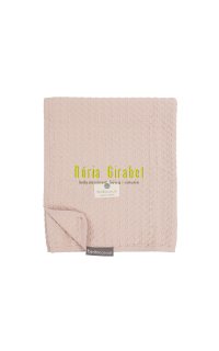 manteta crochet rosa clar de bimbi