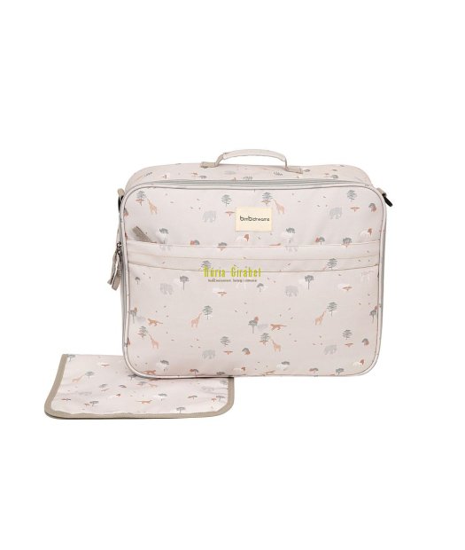 bolso maleta canastreta + necesser col. nairobi
