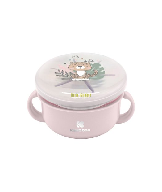 bol per snacks 2 en 1 rosa