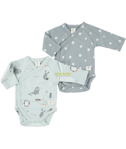 roba: bodies estampats m/ll 0m