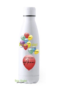 botella amb nom o frase