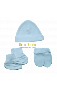 roba: gorret-manoples-peucs color blau fluix