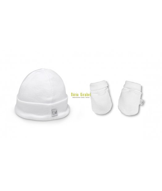 roba: gorret + manopla blanc